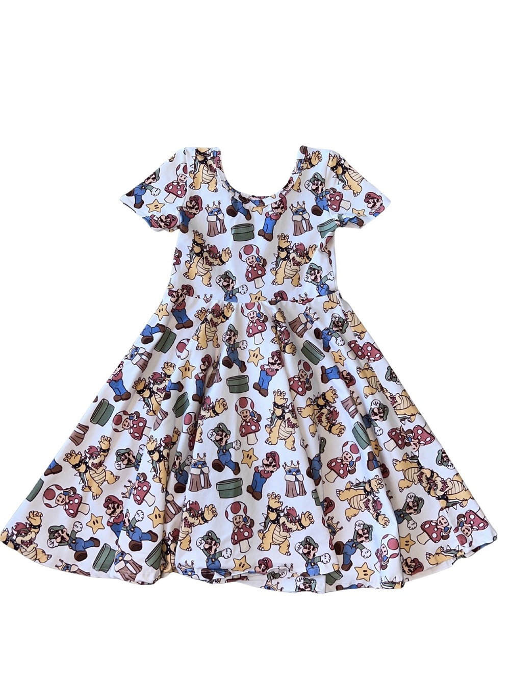 Wild Rich Kids Super Mario Bros. Twirl Dress